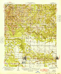 1949 Map of Lonoke