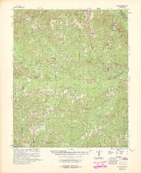 Download a high-resolution, GPS-compatible USGS topo map for Louann, AR (1964 edition)