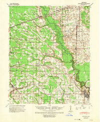 Download a high-resolution, GPS-compatible USGS topo map for Marianna, AR (1952 edition)