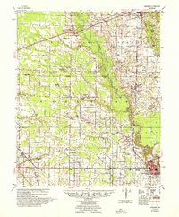 Download a high-resolution, GPS-compatible USGS topo map for Marianna, AR (1957 edition)