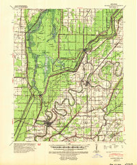 Download a high-resolution, GPS-compatible USGS topo map for Marked Tree, AR (1954 edition)