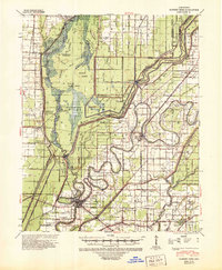 Download a high-resolution, GPS-compatible USGS topo map for Marked Tree, AR (1946 edition)