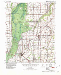 Download a high-resolution, GPS-compatible USGS topo map for Marked Tree, AR (1956 edition)