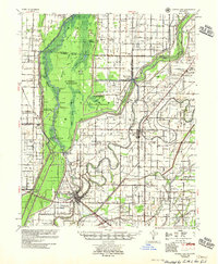 Download a high-resolution, GPS-compatible USGS topo map for Marked Tree, AR (1956 edition)