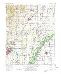 preview thumbnail of historical topo map of Marmaduke, AR in 1958