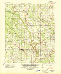 Download a high-resolution, GPS-compatible USGS topo map for Marvell, AR (1942 edition)