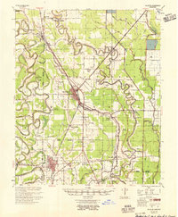 Download a high-resolution, GPS-compatible USGS topo map for McGehee, AR (1955 edition)
