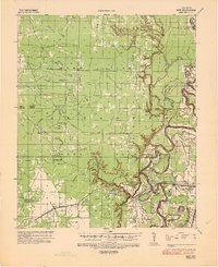preview thumbnail of historical topo map of Ashley County, AR in 1935