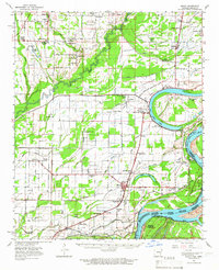 Download a high-resolution, GPS-compatible USGS topo map for Modoc, AR (1966 edition)
