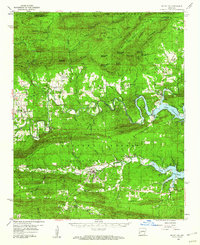 1959 Map of Mount Ida, AR, 1960 Print