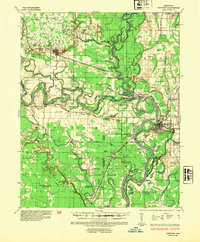 Download a high-resolution, GPS-compatible USGS topo map for Newport, AR (1954 edition)