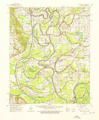 Download a high-resolution, GPS-compatible USGS topo map for Park Place, AR (1976 edition)