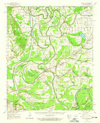 Download a high-resolution, GPS-compatible USGS topo map for Park Place, AR (1965 edition)