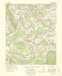 Download a high-resolution, GPS-compatible USGS topo map for Park Place, AR (1963 edition)
