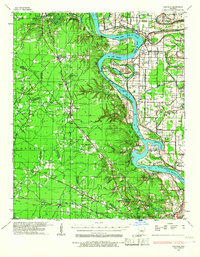 preview thumbnail of historical topo map of Jefferson County, AR in 1932