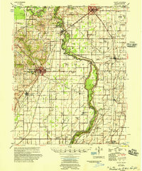 Download a high-resolution, GPS-compatible USGS topo map for Piggott, AR (1956 edition)