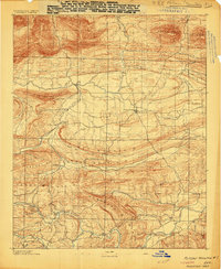 1887 Map of Poteau Mountain #1