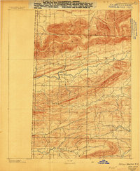 1887 Map of Poteau Mountain #2