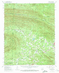 Download a high-resolution, GPS-compatible USGS topo map for Potter, AR (1972 edition)