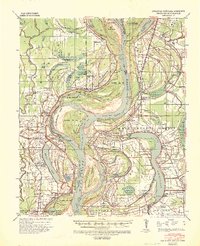 1939 Map of Readland, 1942 Print