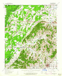 Download a high-resolution, GPS-compatible USGS topo map for Rector, AR (1962 edition)