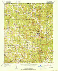 Download a high-resolution, GPS-compatible USGS topo map for Salem, AR (1951 edition)