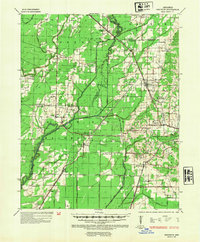 1935 Map of Sedgwick, 1954 Print