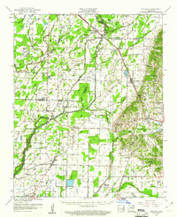1959 Map of Sedgwick, AR, 1961 Print