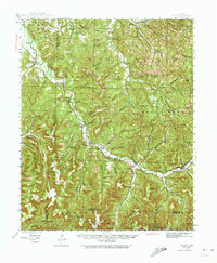 1943 Map of St. Paul, AR, 1973 Print