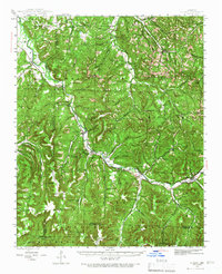 Download a high-resolution, GPS-compatible USGS topo map for St Paul, AR (1966 edition)