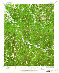 Download a high-resolution, GPS-compatible USGS topo map for St Paul, AR (1961 edition)