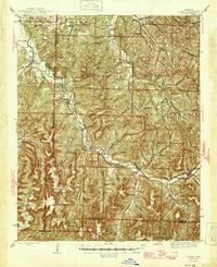 Download a high-resolution, GPS-compatible USGS topo map for St Paul, AR (1946 edition)