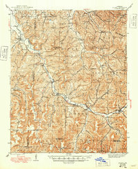 Download a high-resolution, GPS-compatible USGS topo map for St Paul, AR (1949 edition)