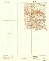 preview thumbnail of historical topo map of Strong, AR in 1937