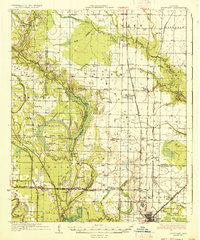 1937 Map of Prairie County, AR