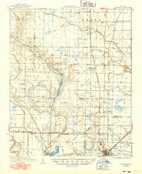 1937 Map of Prairie County, AR, 1949 Print