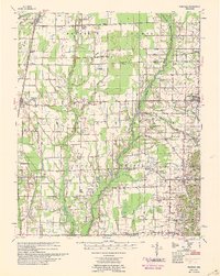 1958 Map of Vanndale, AR
