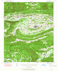 Download a high-resolution, GPS-compatible USGS topo map for Waldron, AR (1965 edition)