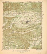 Download a high-resolution, GPS-compatible USGS topo map for Waldron, AR (1940 edition)