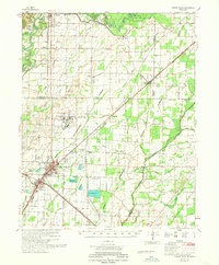 preview thumbnail of historical topo map of Walnut Ridge, AR in 1968