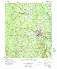 Download a high-resolution, GPS-compatible USGS topo map for Warren, AR (1978 edition)
