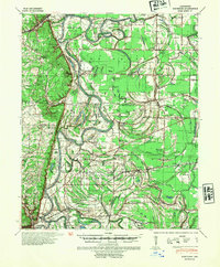 Download a high-resolution, GPS-compatible USGS topo map for Whitmore, AR (1954 edition)
