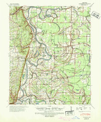 Download a high-resolution, GPS-compatible USGS topo map for Whitmore, AR (1942 edition)