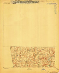 1898 Map of Adair County, OK