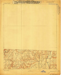 preview thumbnail of historical topo map of Crawford County, AR in 1898