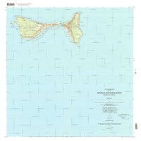 2001 Map of Manua Islands West, 2004 Print