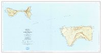 1963 Map of Manua Islands, 1973 Print