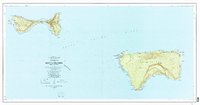 1963 Map of Manua Islands, 1989 Print