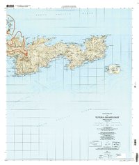2001 Map of Tutuila Island East, 2004 Print