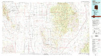 preview thumbnail of historical topo map of Cochise County, AZ in 1994